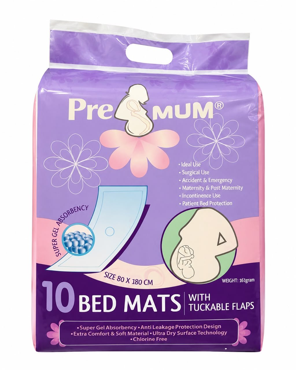 Pre-Mum Disposable Bed Mats (Single)